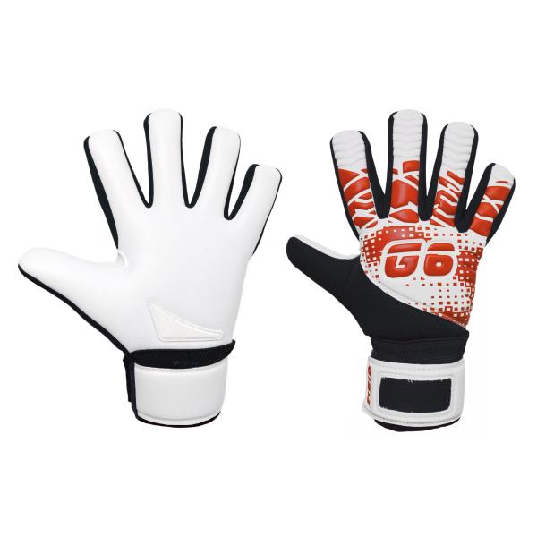 GISIX  GUANTO  SUPERFLY  -BIANCO/ROSSO- J054-WH